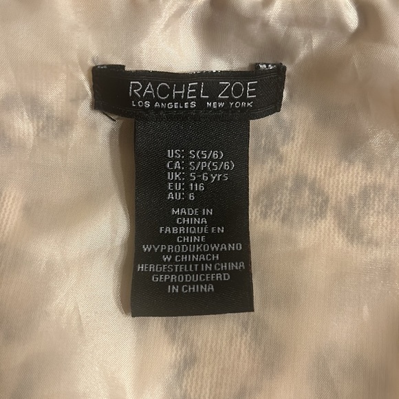 Rachel Zoe Girls Vest Size 5/6 - Picture 8 of 10